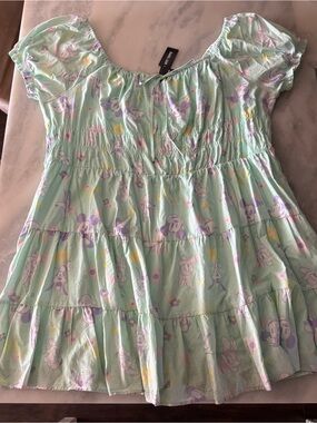 NWT Disney Mickey Mouse And Friends Pastel Spring Dress Plus Size 5X